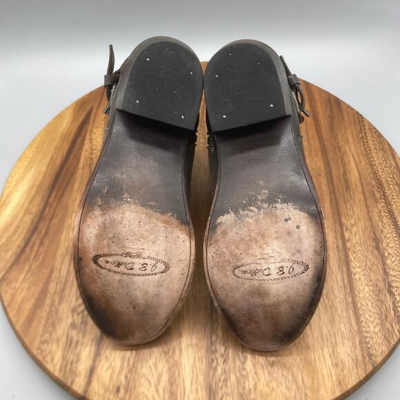 JB Dillion Booties Womens 7.5 B Leather Heeled Western Cowboy Ankle Buckle Boots - Picture 7 of 8